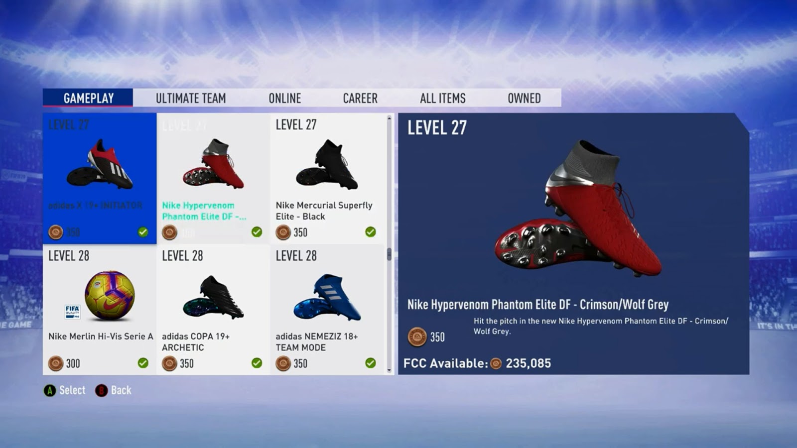 Novas chuteiras best sale nike fifa 19